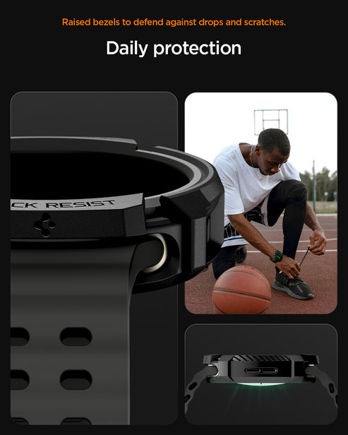 spigen-rugged-armor-funda-para-galaxy-watch-9-serie-protector-de-choque-unibody image 8