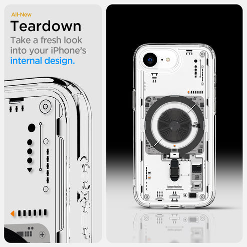 spigen-ultra-hybrid-neo-one-mag-fit-para-iphone-17e-funda-transparente-con-esque image 7