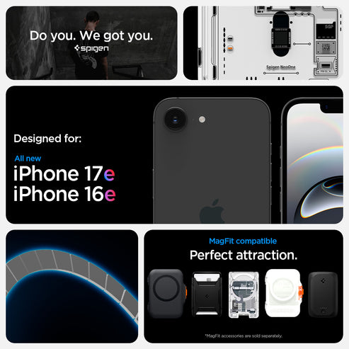 spigen-ultra-hybrid-neo-one-mag-fit-para-iphone-17e-funda-transparente-con-esque image 8