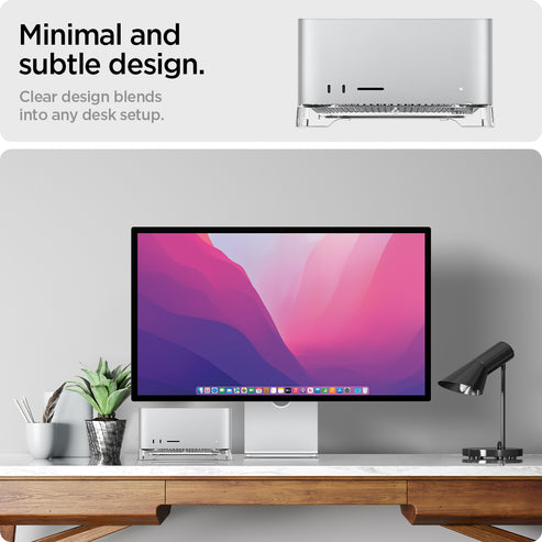 soporte-spigen-ld202-para-mac-studio-con-filtro-de-polvo image 7