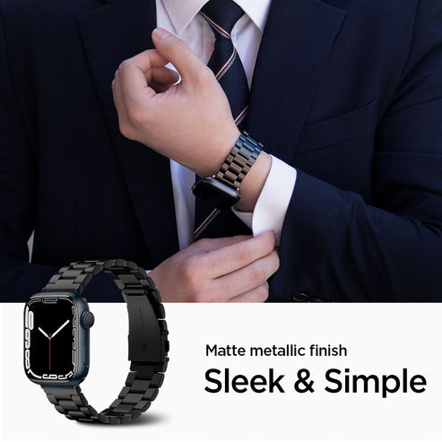 spigen-modern-fit-correa-de-acero-inoxidable-para-apple-watch-tallas-40-41-42-44 image 6