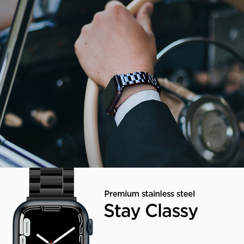 spigen-modern-fit-correa-de-acero-inoxidable-para-apple-watch-tallas-40-41-42-44 image 7