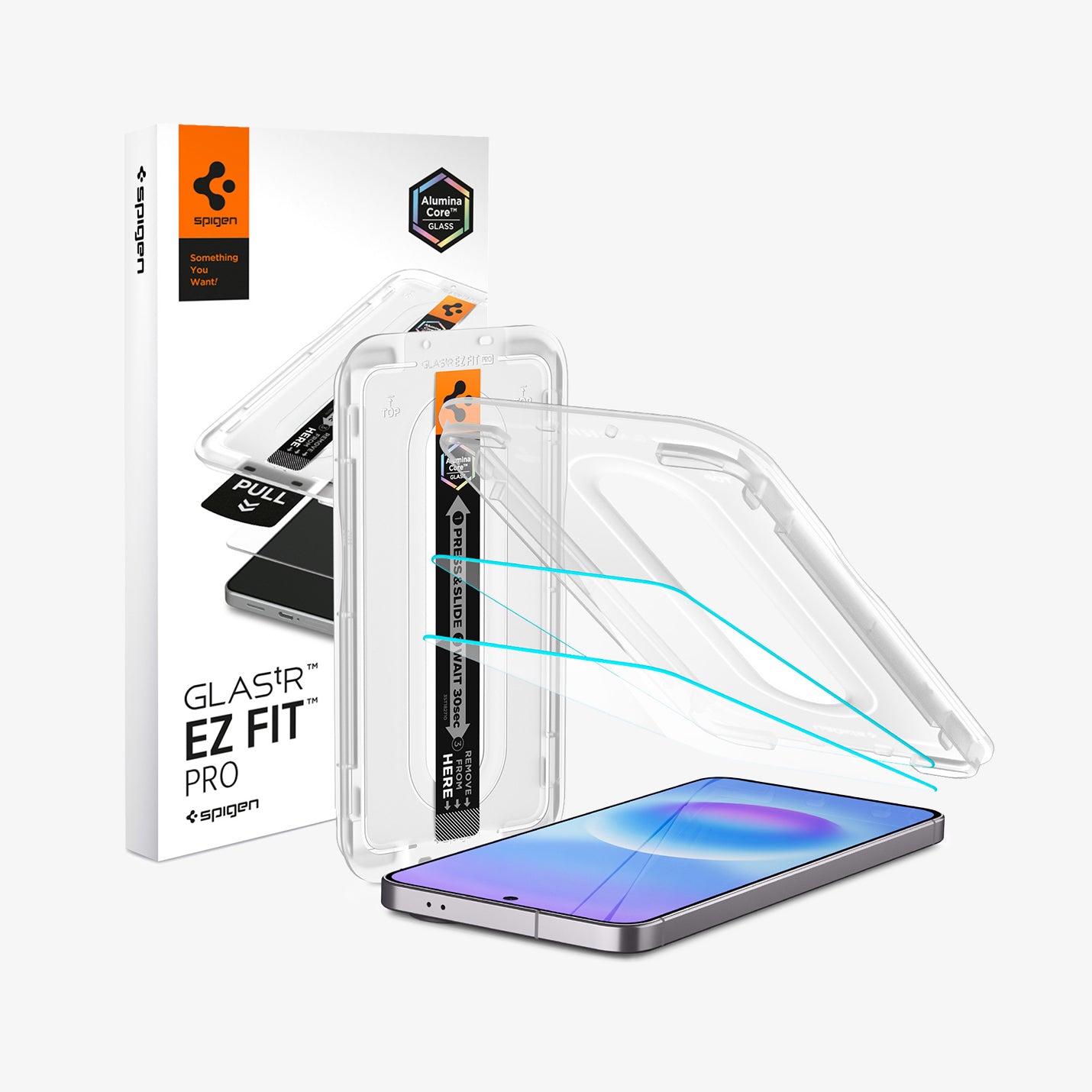 spigen-glas-tr-ez-fit-pro-protector-de-pantalla-para-galaxy-a56-pack-de-2 image 1