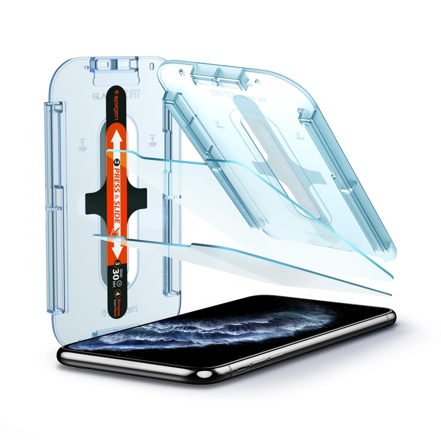 spigen-glas-tr-ez-fit-protector-de-pantalla-para-iphone-x-cristal-templado-9h-co image 2