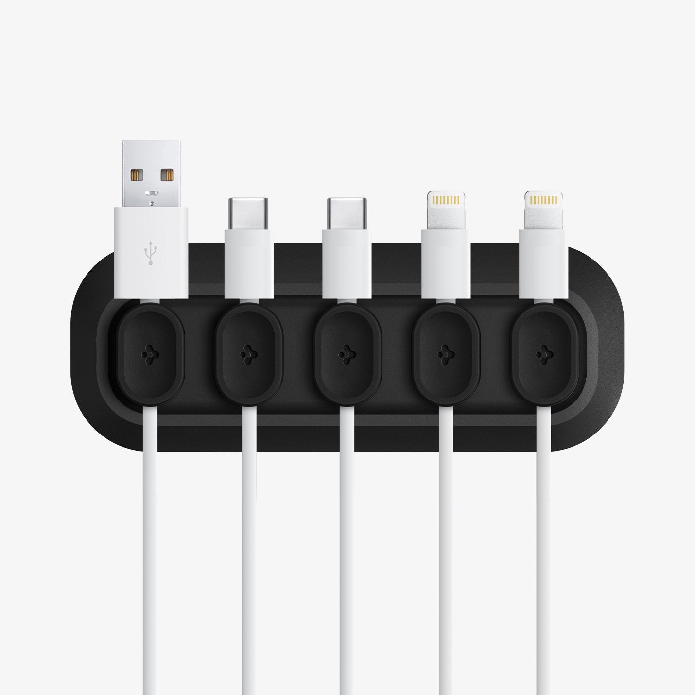organizador-de-cables-spigen-magnetic-cable-holder-ld101-5-pinzas-peque-as-y-1-g image 1
