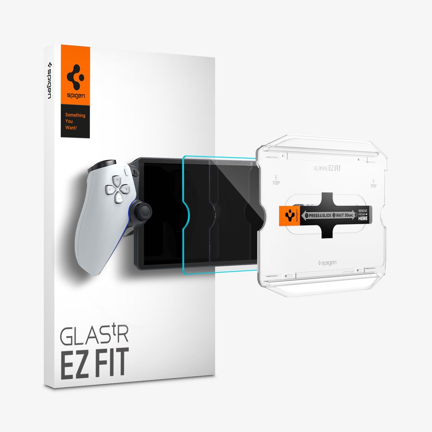 spigen-glas-tr-ez-fit-protector-de-pantalla-para-playstation-portal-9h-instalaci image 1