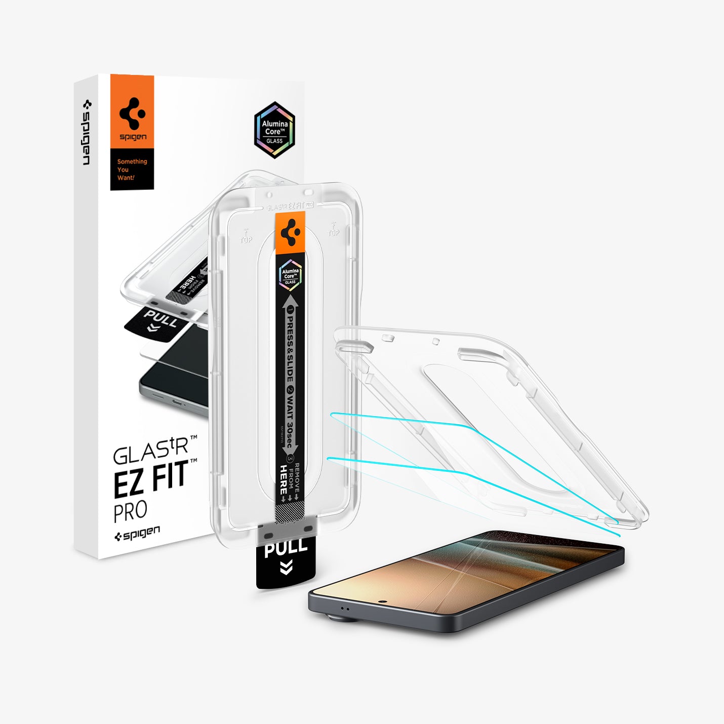 spigen-glas-tr-ez-fit-pro-protector-de-pantalla-para-galaxy-s26-templado-con-mar image 1