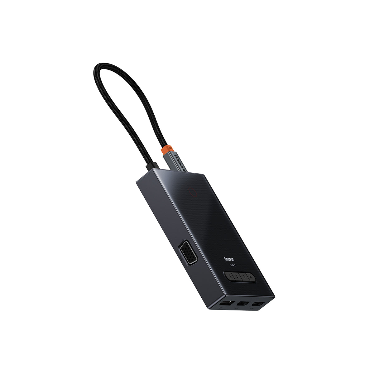 baseus-pioneerjoy-8-en-1-usb-c-hub-con-4k-100w-pd-y-4-pantallas image 3