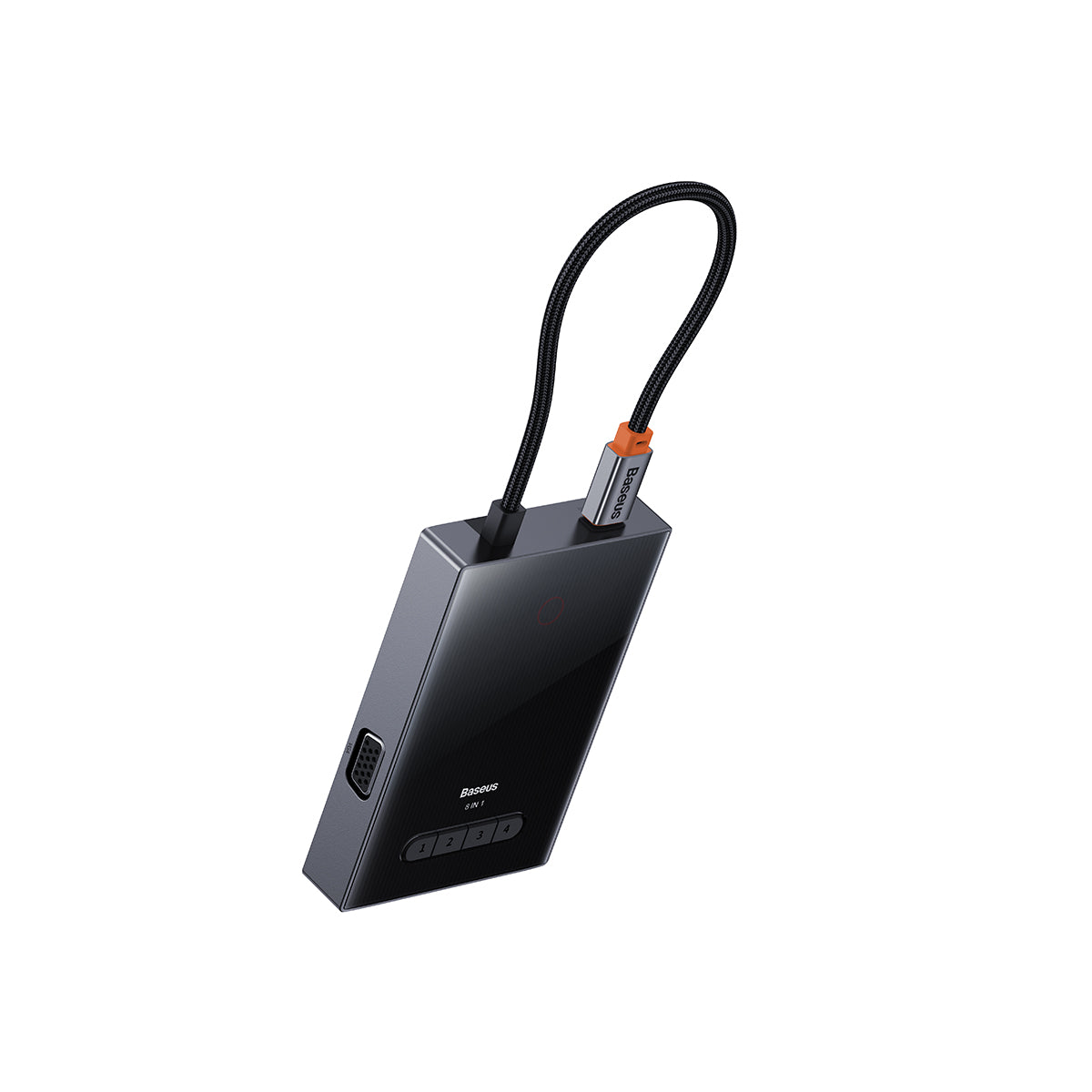 baseus-pioneerjoy-8-en-1-usb-c-hub-con-4k-100w-pd-y-4-pantallas image 4